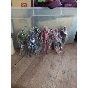 Marvel The Avengers Figures Lot Of 6 With Thanos. Light up Chest 6"